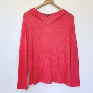 Retro-ology Pink Gauze Long Sleeve Hoodie